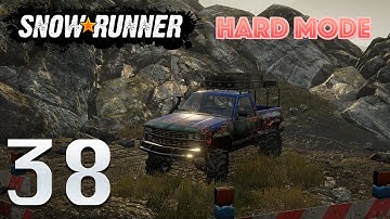 SnowRunner Hard Mode [S01E38] Drummond Island FINISHED! (Apart from logging)