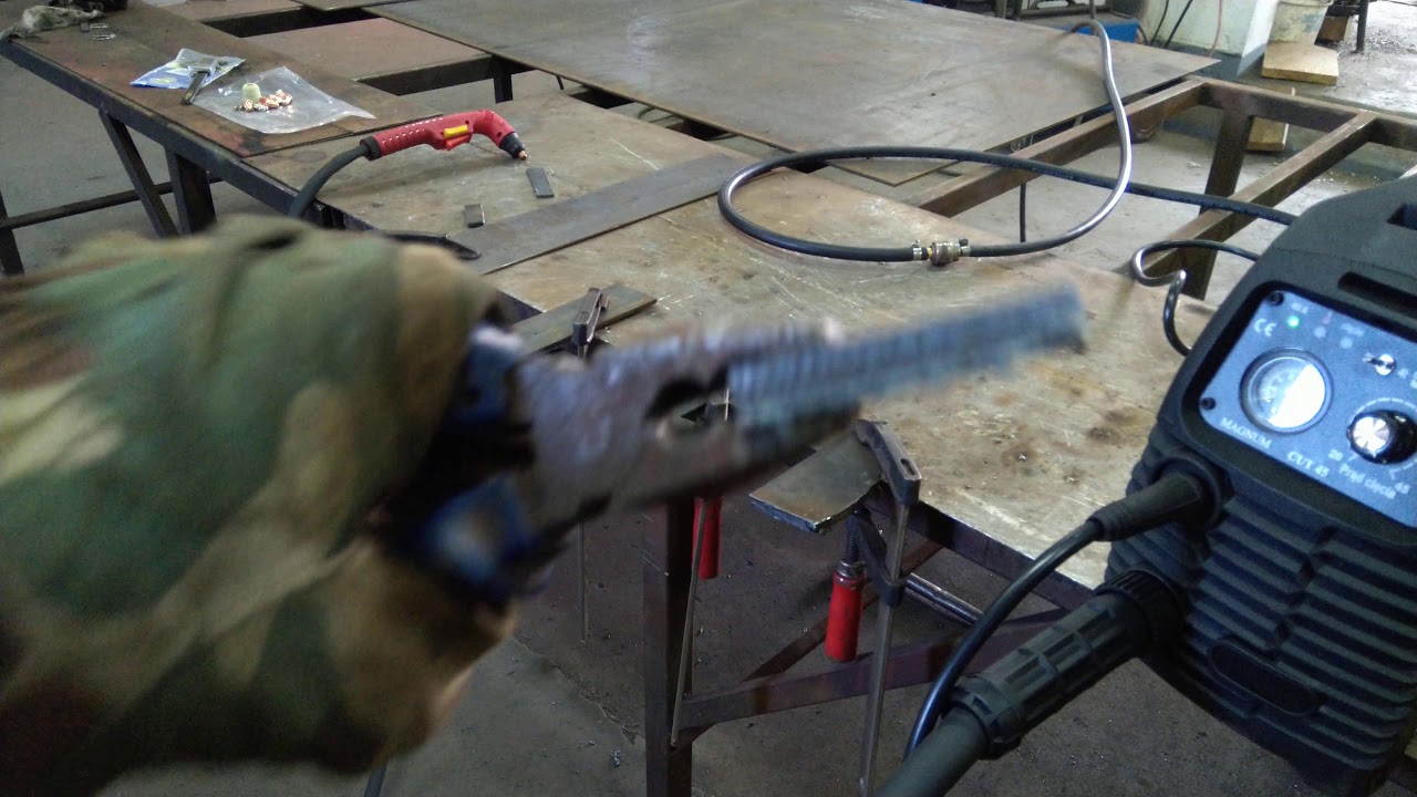 Przecinarka plazmowa Plazma CUT 45 Magnum  Test