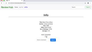 cs50 web programming project 1: Books