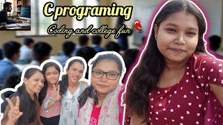 C Programming Practical Exam 📃with College🏫 Fun l 😍College Life Vlog | 
