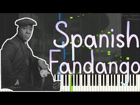 Charles Luckey Roberts - Spanish Fandango (Harlem Stride Piano Synthesia) Performed by: Tom Roberts
