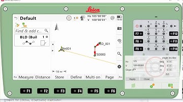 Leica Captivate/Viva linework and GeOpus coding