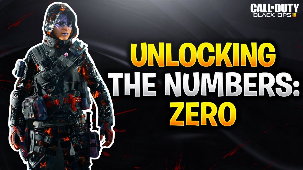 How To Unlock The Numbers Outfits In Black Ops 4 Outrider Numbers Outfit Easy Unlock Cod Bo4 Youtube