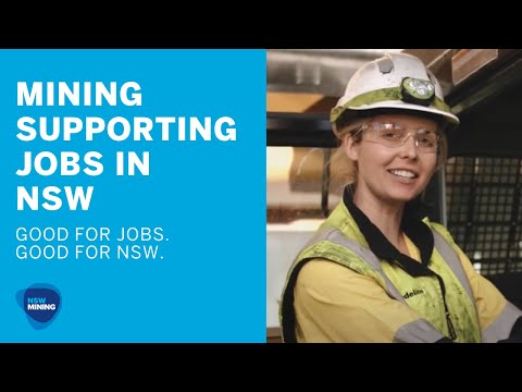 Mining supporting jobs in NSW  [Good for Jobs. Good for NSW]