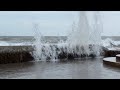 When the sea turns Stormy  at Dawlish 