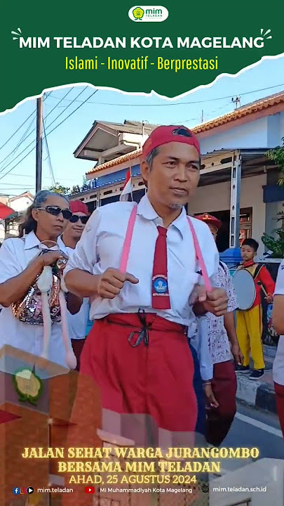 Jalan Sehat warga Jurangombo bersama MIM Teladan Kota Magelang 🇮🇩🔥🥰