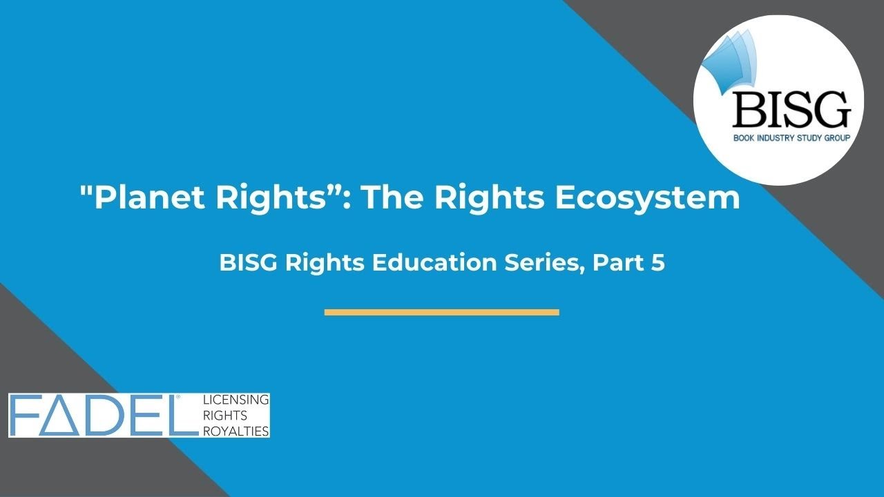 The Rights Ecosystem: Publishing Rights from Start to Finish - YouTube