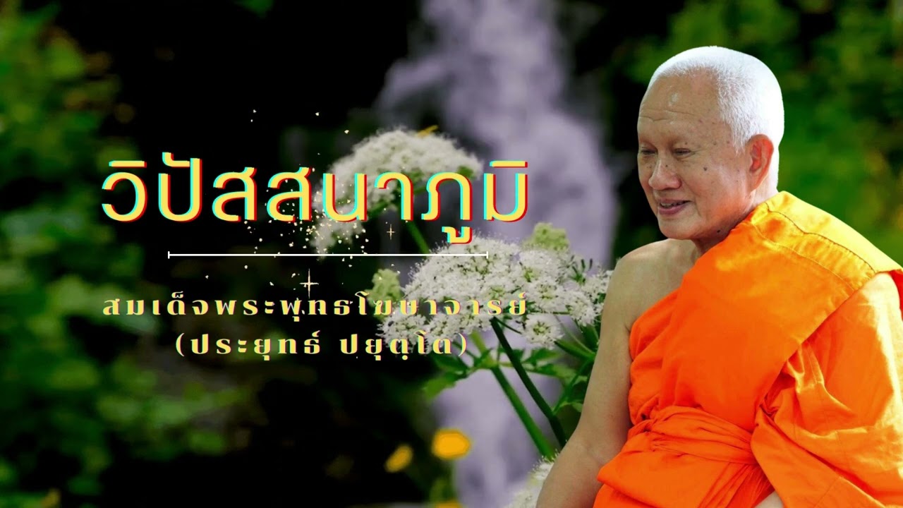 วิปัสสนาภูมิ 6  สมเด็จพระพุทธโฆษาจารย์ (ป.อ. ปยุตฺโต)