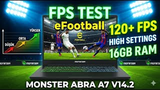 eFootball  2026 - RTX 3050 Ti + i5-12500H -Monster Abra A7 V14.2 FPS Test  | 16GB RAM