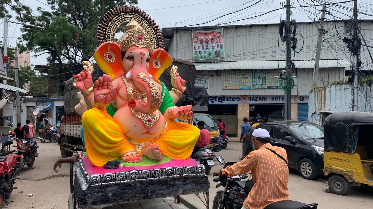 Ganesh Transporting 2021 Dhoolpet Ganesh idol transporting 2021