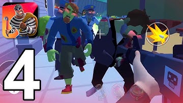 Robbery Madness 2 - Gameplay Walkthrough Part 4 - Zombies (iOS, Android)