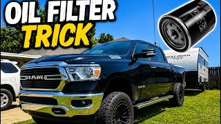 2019 - 2025 Ram 1500 Oil Filter Change Trick / Hack