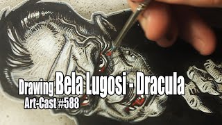 Drawing Bela Lugosi / Dracula