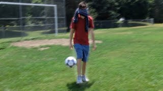 I tried keepy ups blindfolded screenshot 2