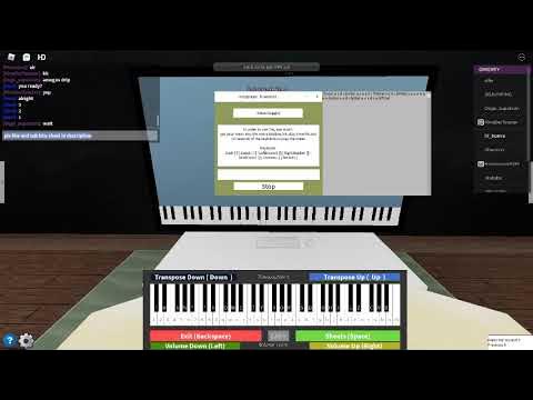 giga chad them roblox piano sheet (sheet in description srry for not posting) - YouTube