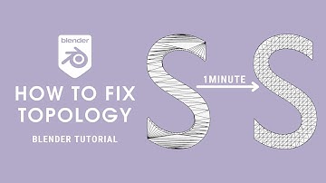 How To FIX text TOPOLOGY in 1 MINUTE | Blender QUICK TIP