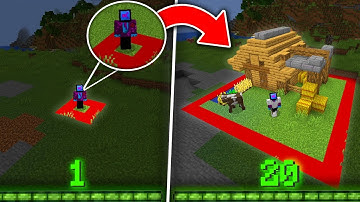 Minecraft, but XP = border size (Ep1)