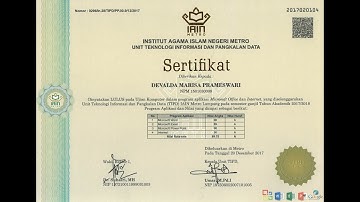 Tutorial Membuat Sertifikat Otomatis dengan Mail Merge Ms Word - Part 1