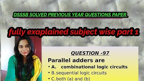 Dsssb  TGT PGT computer science previous year question paper / DSSSB / kvs/ HSSC PGT / NVS/ APS