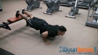 Decline Plyometric Push-Up
