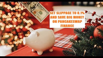 How to save money on slippage tolerance while swapping on Pancakeswap finance