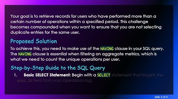 Selecting Unique User Operations from MySQL Logs: A Guide to Efficient Queries
