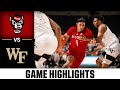 NC State vs. Wake Forest Game Highlights | 2025-26 ACC Men's Basketball