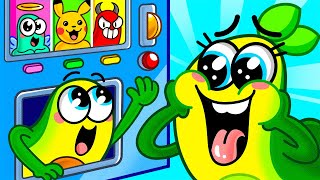 Which Baby Is The Best For Avocado? | Pregnant Vending Machine | Funny Cartoon By Avocado Family
