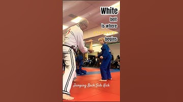 Taekwondo Board Breaking Technique - ‘Jumping Back Side Kick’ 🇰🇷🧘 #martialarts