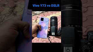 Vivo Y73 vs DSLR  #shorts #short #vivoy73 #dslr