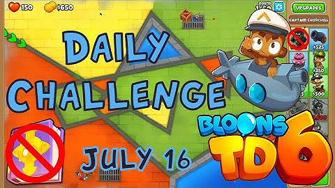 Bloons TD 6 Daily Challenge | This is Firepower | No Hero No MK No Powers Used | July 16 2022