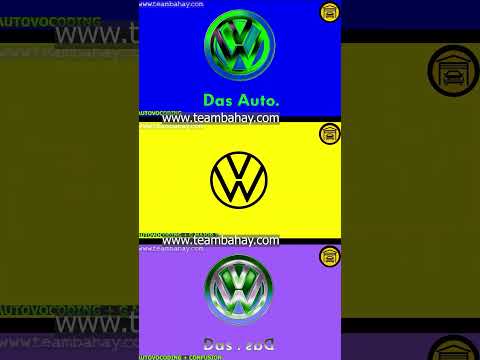 VOLKSWAGEN LOGO ANIMATION IN 3 SUPER PRETTY EFFECTS  PART 92 #shorts #logo #volkswagen
