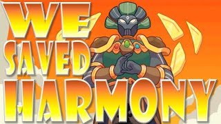 INSANE!!! WE SAVED HARMONY ISLAND!!!