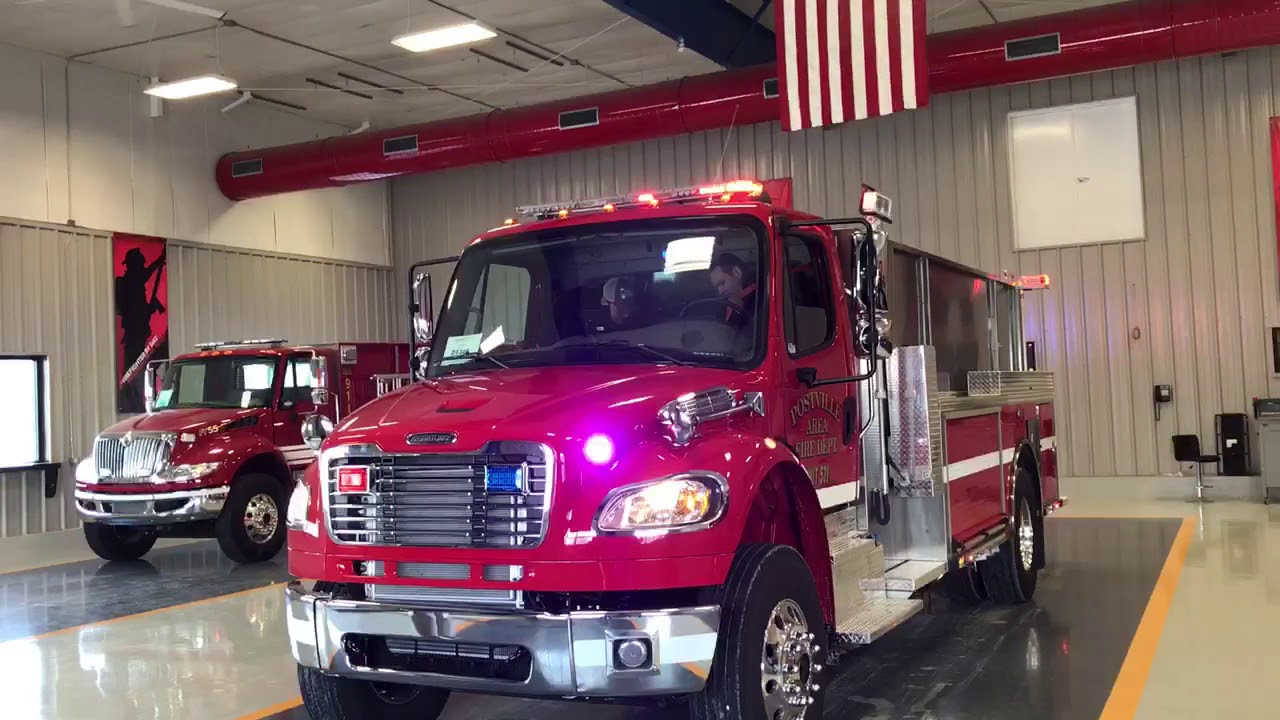 Postville Fire Dept. receiving its Brand New 2,300 Gallon Toyne Tanker
