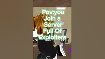 Pov: yiu join a server fulk of exploiters #shorts