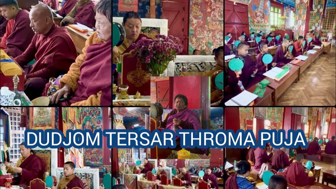 Dudjom Tersar Throma Krodhikali Puja On Dakini Day!Zangdhok Palri Monastery Kalimpong @rinchenvlog 