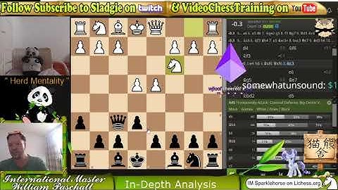 IM Sladgie Subscriber Stream w/ In-Depth Analysis ! lichess