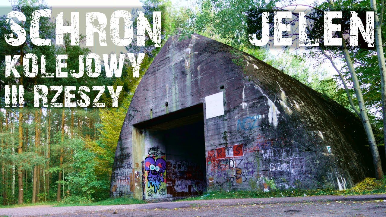 💣 Bunkier Kolejowy III Rzeszy - Jeleń - pociąg Hitlera - URBEX 4K 012