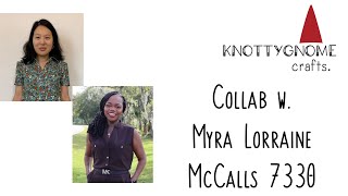 knottygnome crafts: Collab with Myra Lorraine | McCalls 7330 Jumpsuit Review