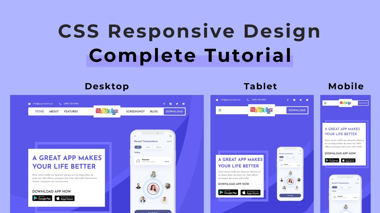 Learn CSS Responsive Design in Nepali - YouTube