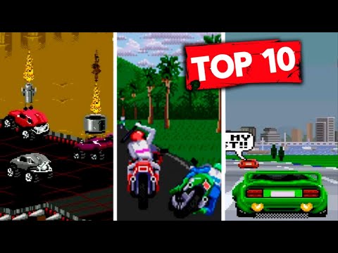 Видео: Лучшие гоночные игры на приставке Sega Mega Drive 2
