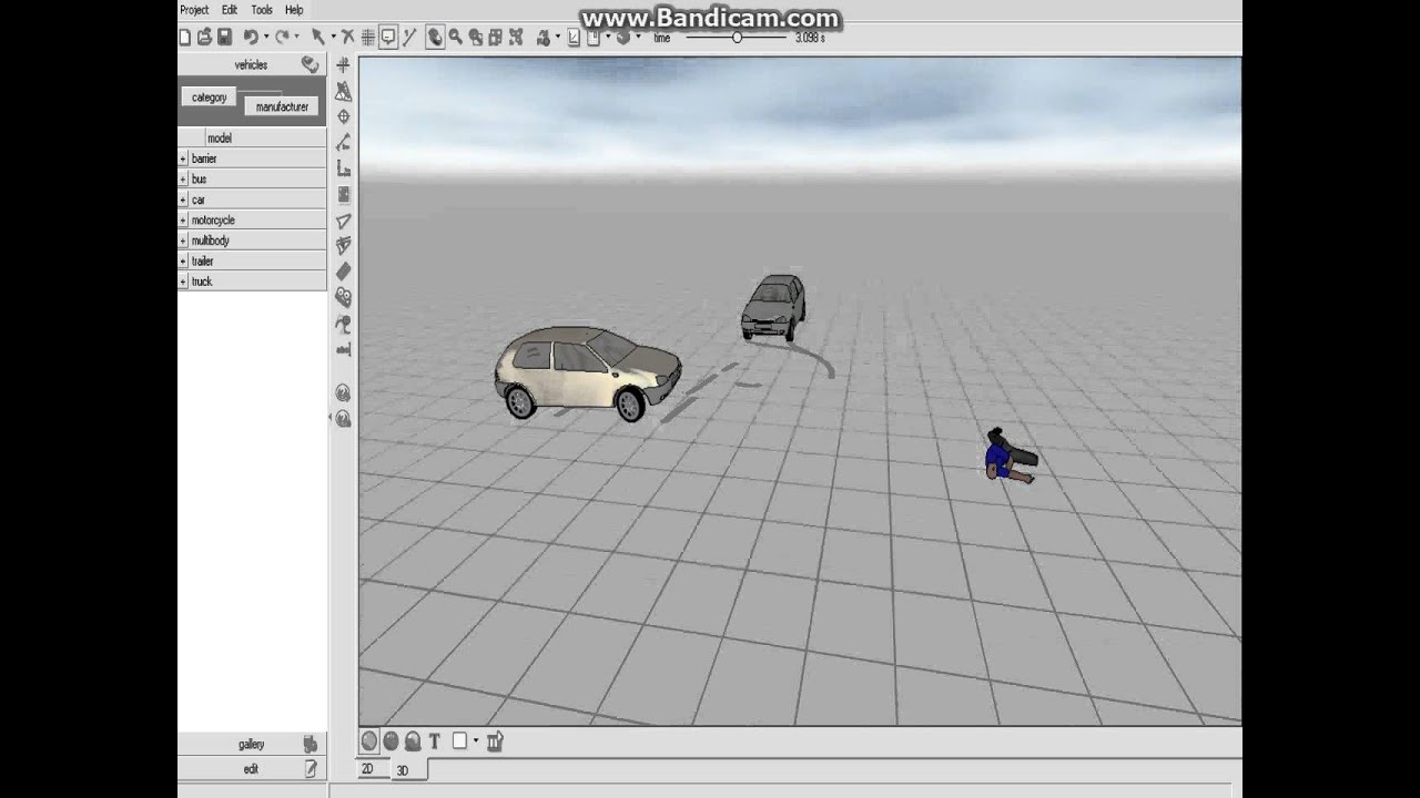 virtual crash.making some crash tests - YouTube