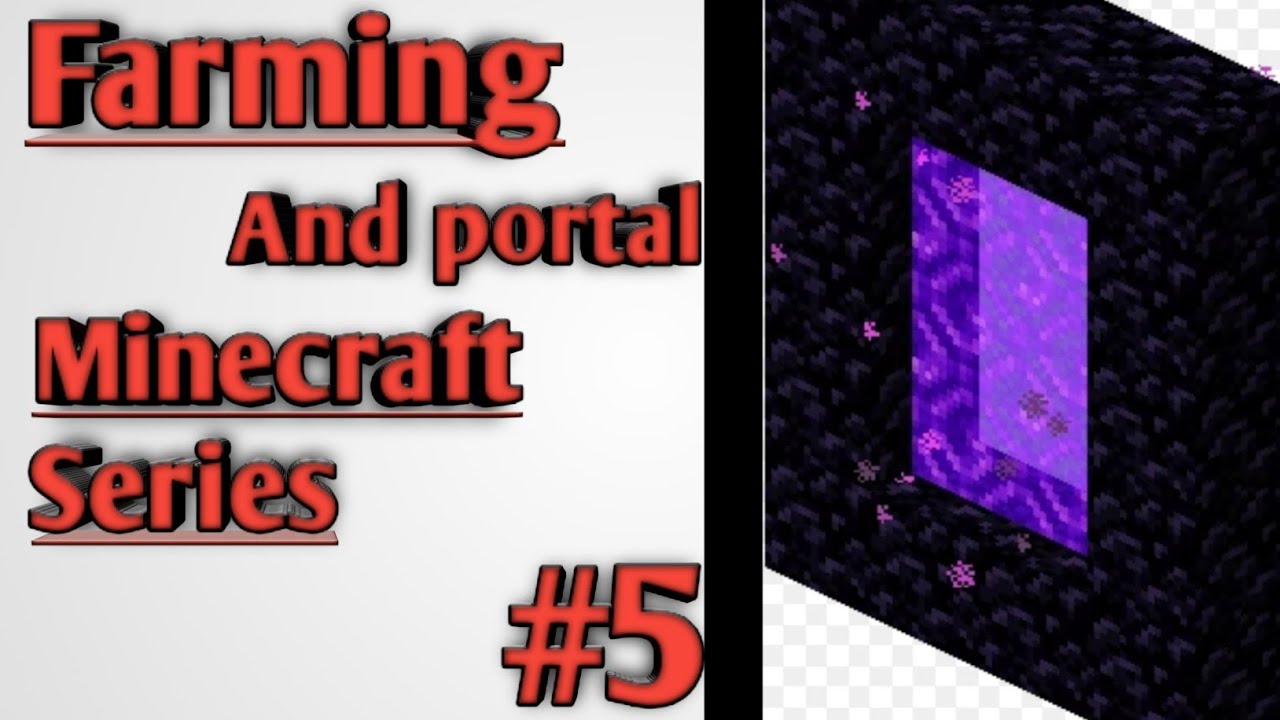 Minecraft Series/Making a farm and portal/Android game with harsh/#5