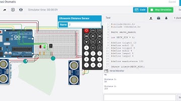 Pintu Garasi Otomatis Menggunakan Ultrasonic Sensor Berbasis Arduino Uno R3