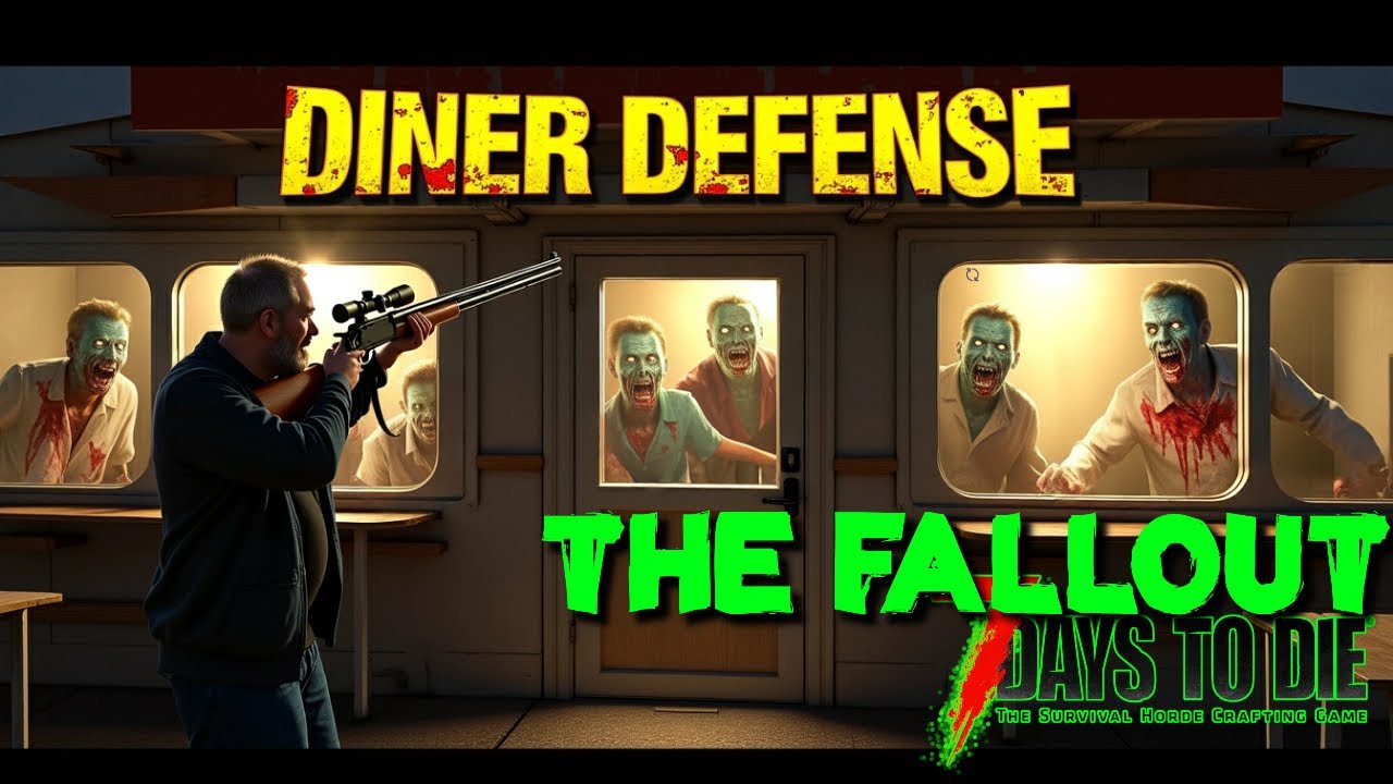 Get your beef at the Wagon Diner! | 7 Days to Die the Fallout | Day 10 ...