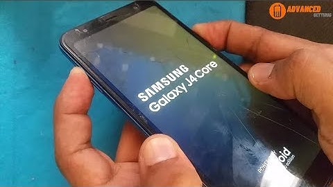 samsung galaxy J4 core hard reset
