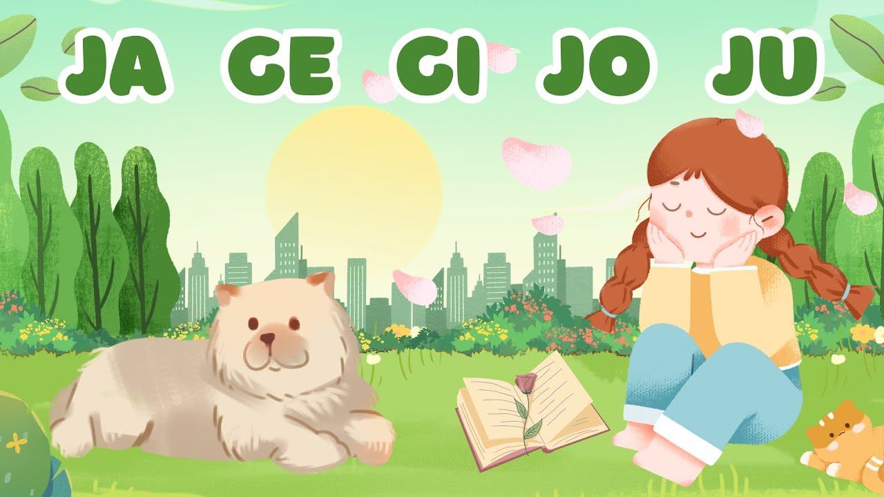 JA GE GI JO JU  🔤 APRENDE A LEER de forma divertida 👀 LECTURA, JUEGO Y CANCIÓN 🎶