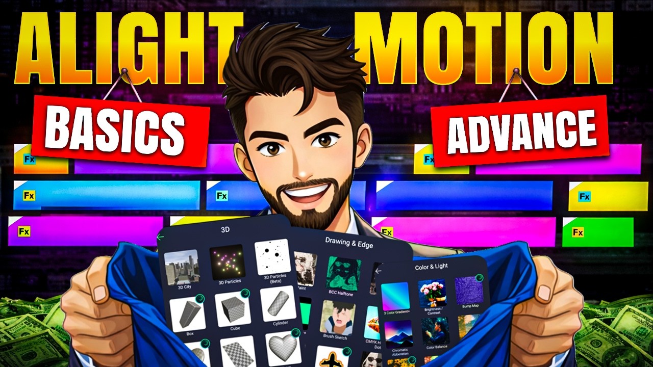 Learn Pro-Level 3D Editing in Alight Motion | Basic to Advanced Editing ...