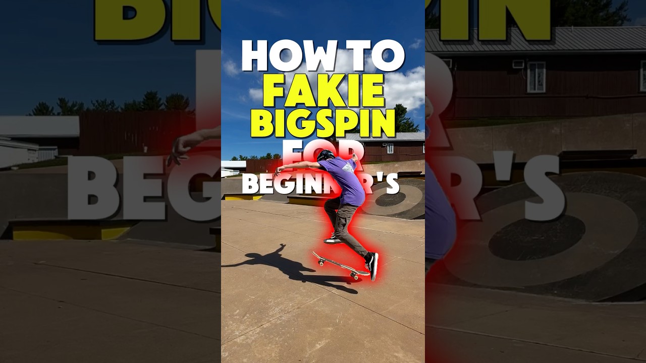 HOW TO FAKIE BIGSPIN FOR DUMMIES 🛹 