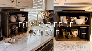DIY Coffee Shelf